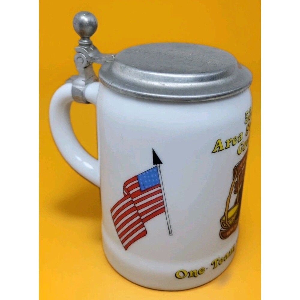 Vintage Dr Merkle Atelier German Porcelain Beer Stein US/German Military